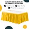 Ruffle Disposable Table Skirt 14 Ft Long Pleated Table Skirts with Adhesive Strip – Fits 6ft+ Rectangle or Round Tables – Ideal for Birthday Parties, Gender Reveal, Baby Showers & Event Decorations 6 pack by Exquisite